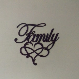 Family with infinity heart-size- 9x9