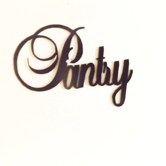 Metal Pantry Sign Size 7x11 Etsy