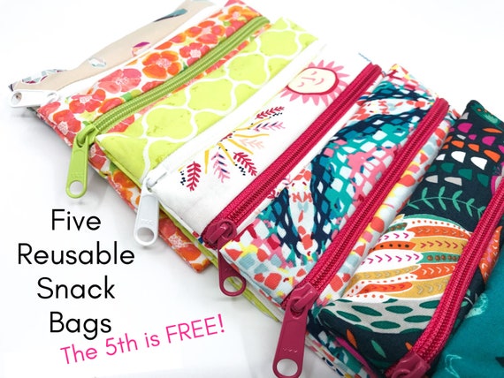 Snack Bag For Kids And Adult Lunches Nautical Seagulls Food Safe Plastic Baggie Alternative Reusable Zero Waste Zipper Pouch Bags Purses Food Insulated Bags Valresa Com
