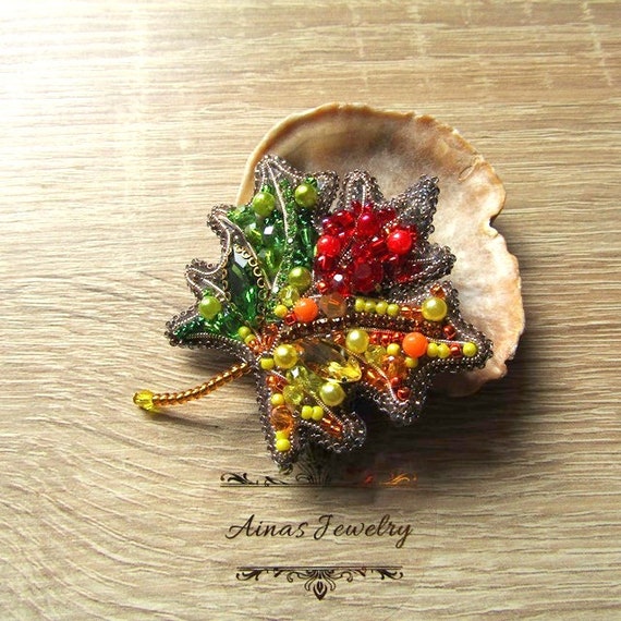Autumn Leave Brooch Autumn Leave Brooch