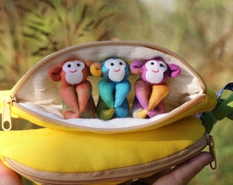 昭和 レトロ ぬいぐるみ 猿 バナナ 吸盤 かわいい 5体 81N4FLdDTPL._AC_UF350,