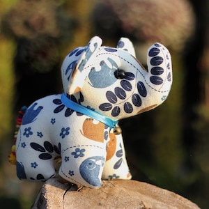 Handmade elephant, Elephant plush doll, Stuffed elephant, Handmade elephant, Home decor, Gift