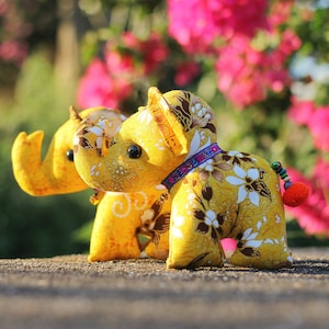 Stuffed elephant, Elephant plush doll, Home decor, Gift