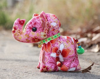 Stuffed elephant, Elephant plush doll, Home decor, Gift
