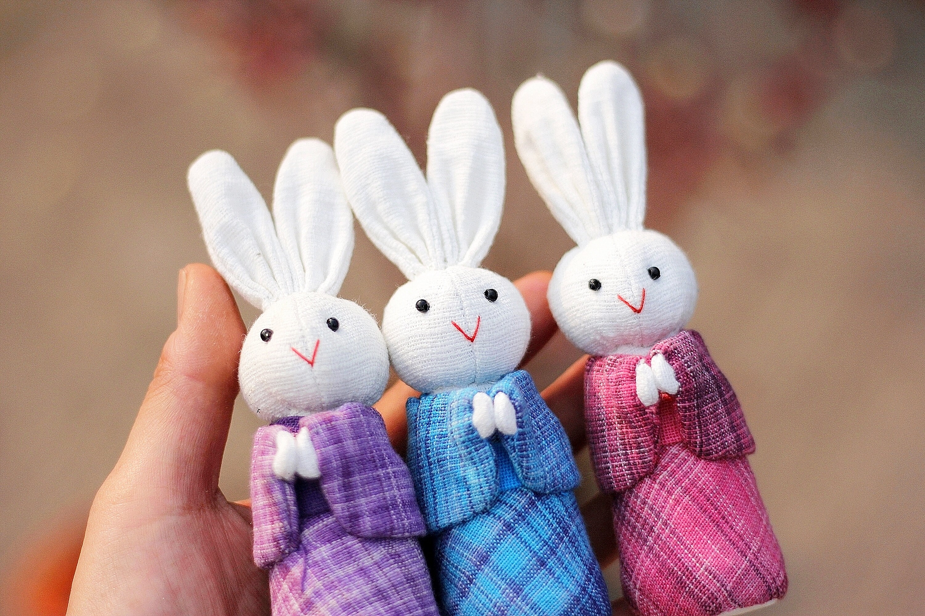 手作りうさぎ人形50体セット：イースター着物デコレーション - Etsy 日本