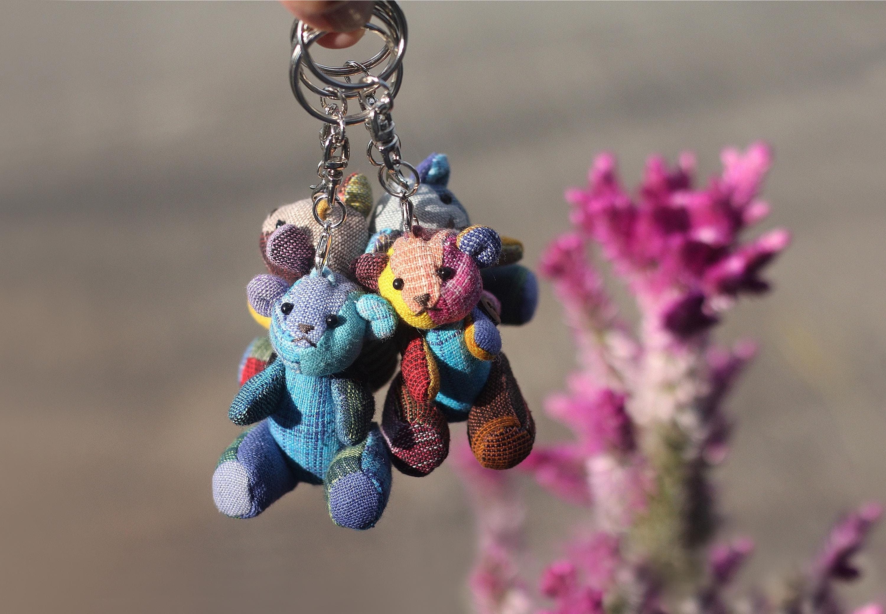 Buy Teddy Bear Keychain Online In India Etsy India