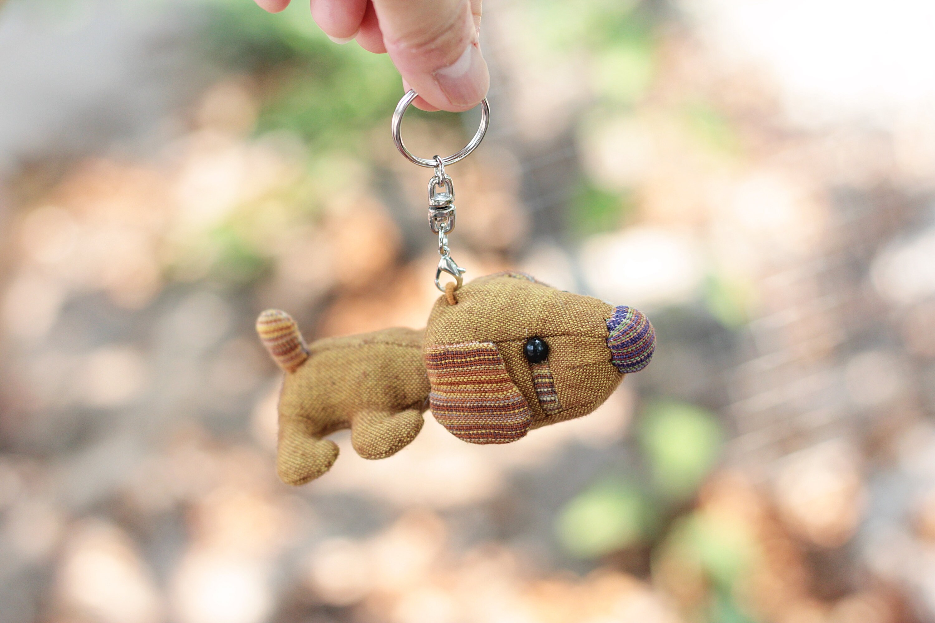 Handmade Dog Key Chain, Doggy Plush Doll, Gift - Etsy