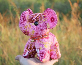 Stuffed elephant, Elephant plush doll, Home decor, Gift