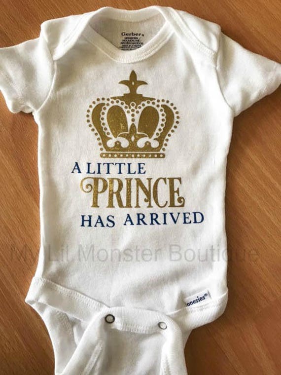 prince baby onesie