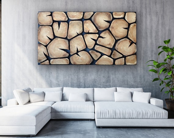 Sound Absorption Acoustic Panel Modern Wood Sound Diffuser Warm Wood Wall Art Decor Modern Wood Wall Art 3d Wood Art Hells Gate