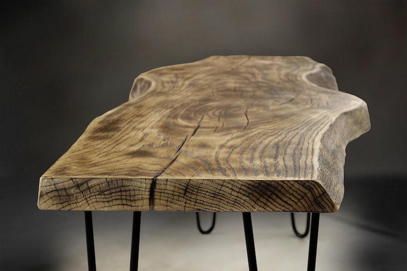 Charred Wood Coffee Table Live Edge Coffee Table Uk Dining Etsy