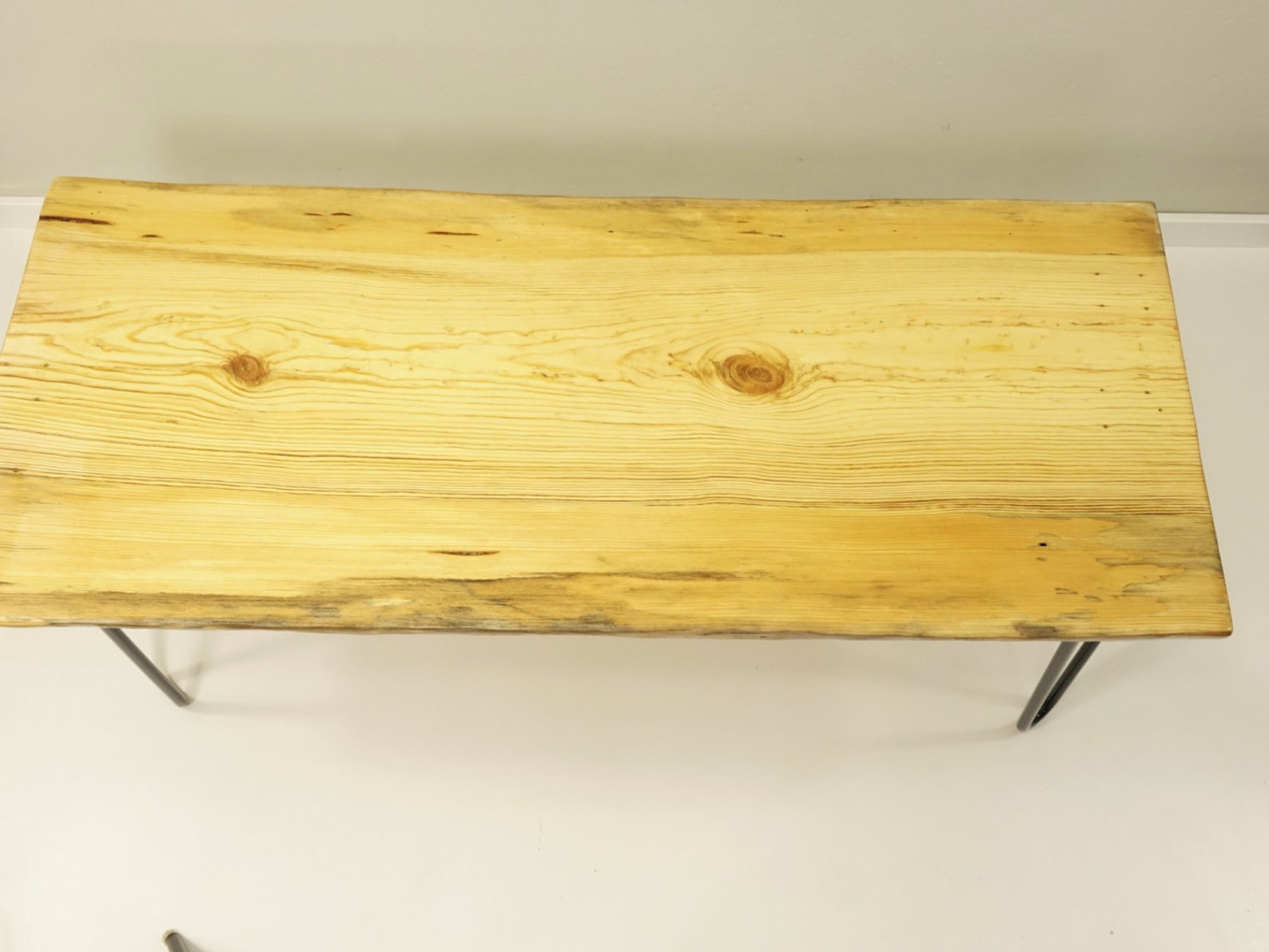 Live Edge Coffee Table Reclaimed Wood Table Dining Bench Etsy