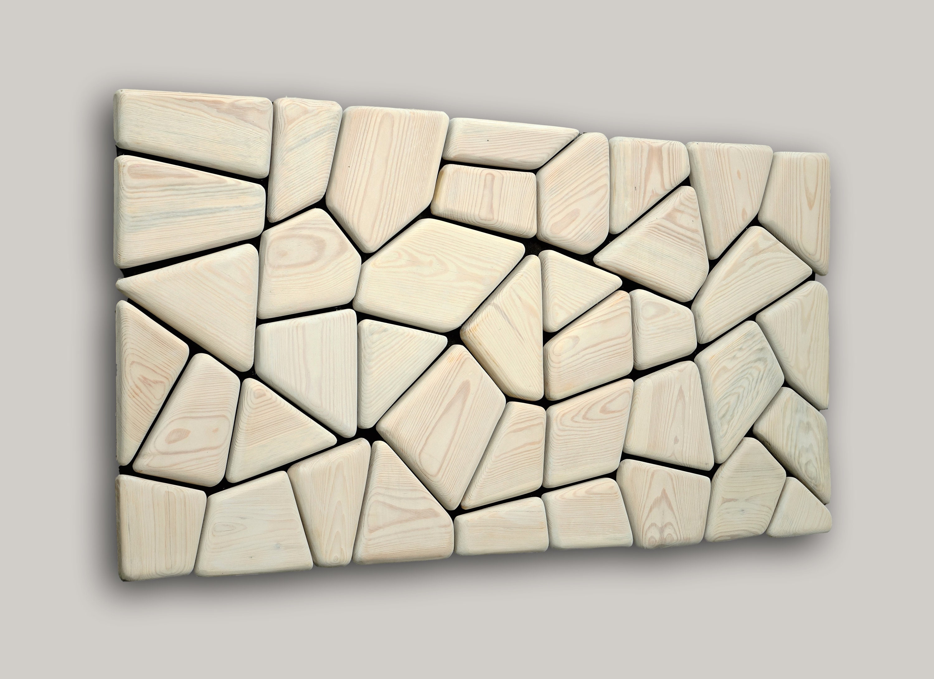 Wooden Mosaic Decor Modern Wood Wall Art Organic Wooden Mosaic Decor Modern Wood Wall Art Organic Reclaimed Environment