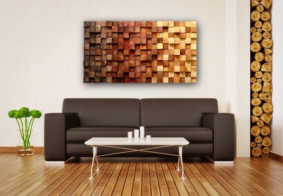 modern wood art, Fall wood wall art, Autumn hanging, fall decor, organic wall art, nature inspired art, reclaimed wall art