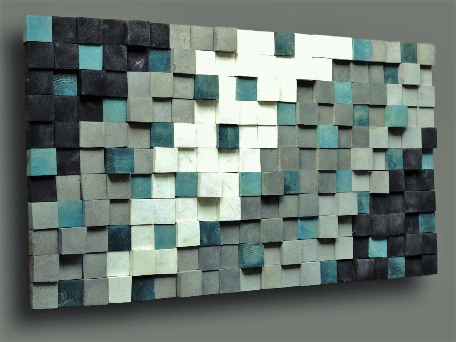 Photo inspiration: Textured Wooden Wall Decor With Reclaimed Wood Reference: Modern Reclaimed Wood Wall Art Large Textured Wooden Wall Art