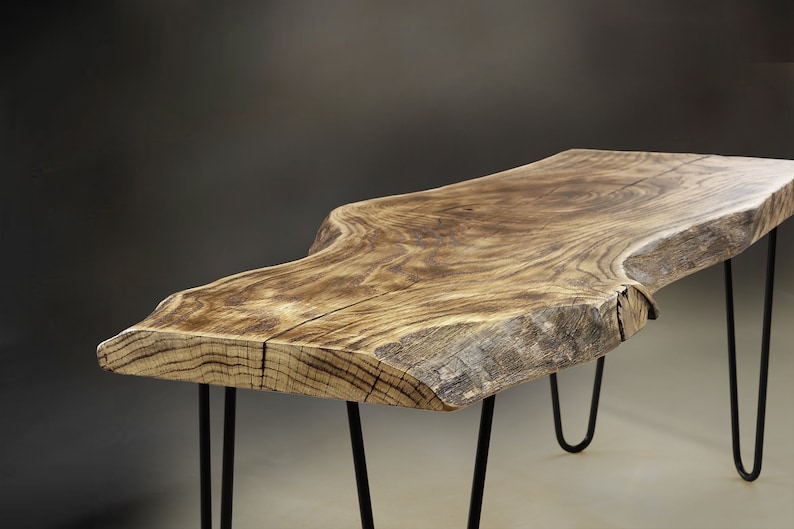 Charred Wood Coffee Table Live Edge Coffee Table Uk Dining Etsy