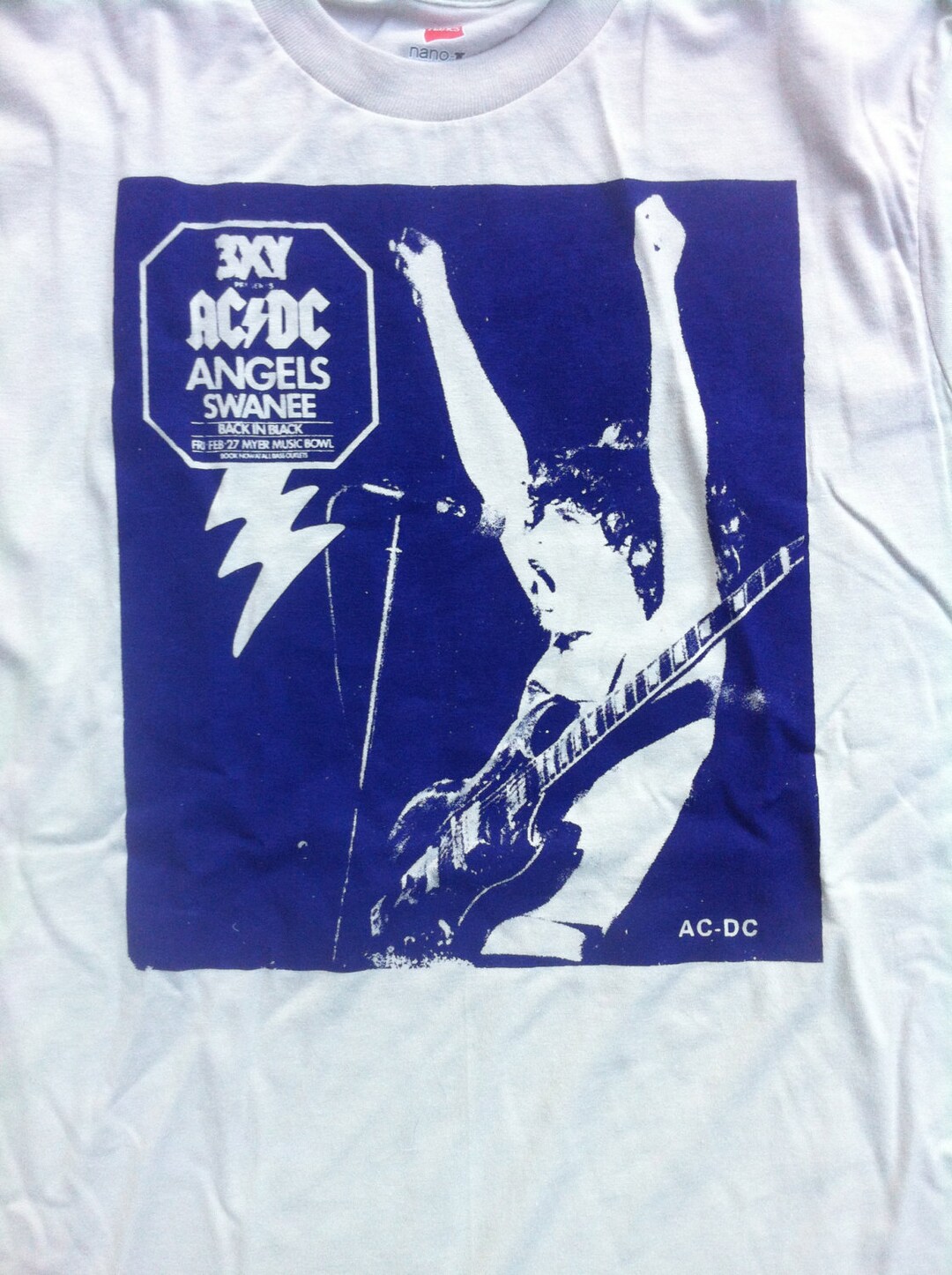 AC/DC Concert Poster 1981 Shirt - Etsy