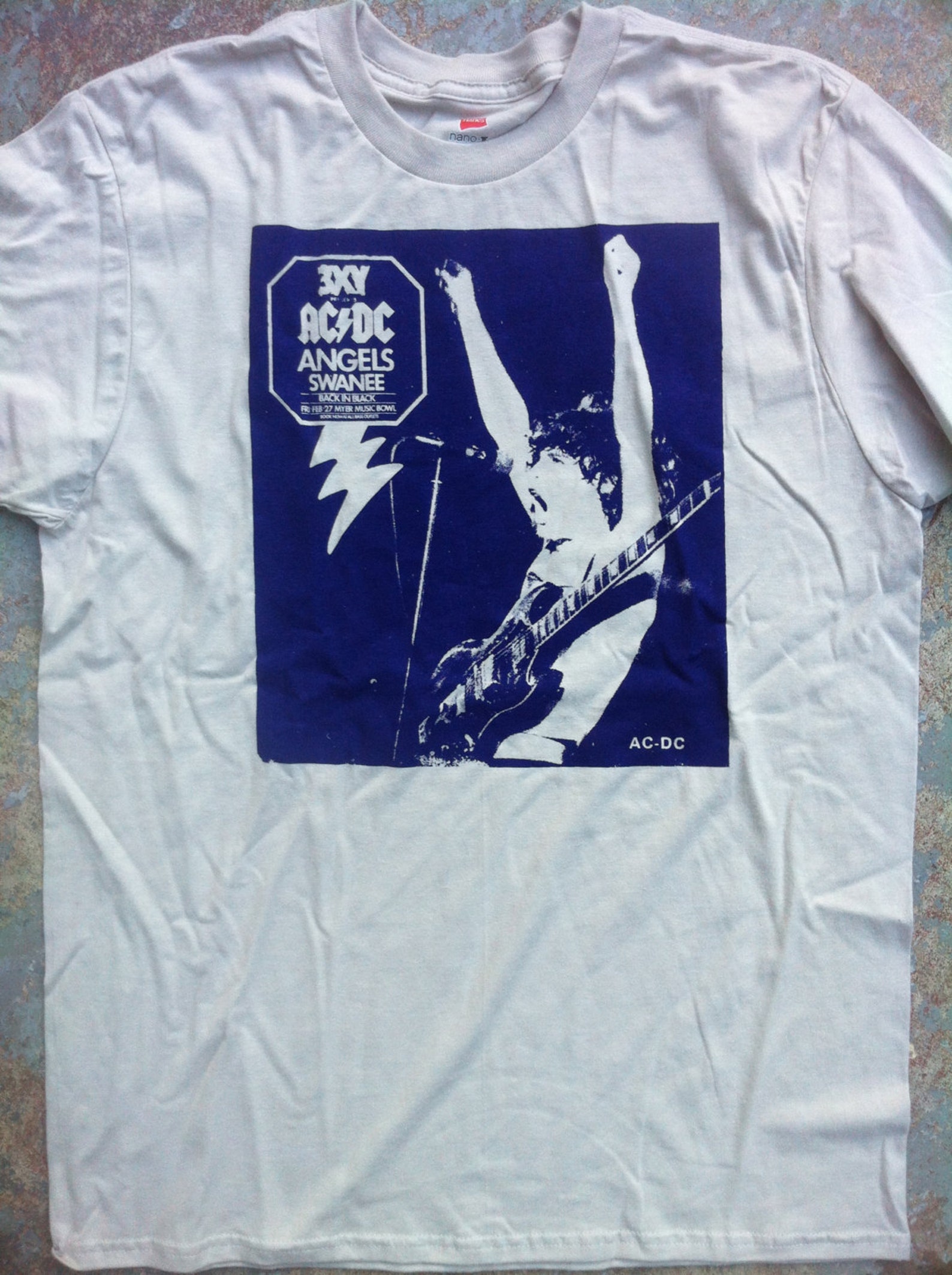 AC/DC Concert Poster 1981 Shirt - Etsy