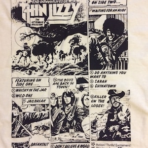 Thin Lizzy Comic Print