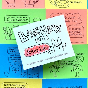 Jokes Too Lunchbox Notes: Silly Kids Lunch Box Cards (Set of 24)