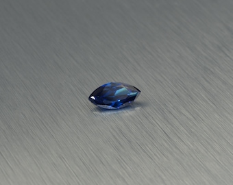 Marquesa de circonita 6x12 - 7x14 mm color zafiro azul oscuro