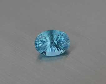 Topas swiss blue 12x16, 13x19 mm corte especial ovalado natural