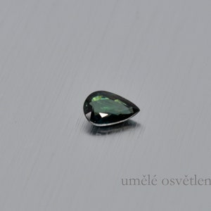 Zafiro natural SIN TRATAR facetado piedra preciosa suelta pera 4,5x6,9x2,3 MM gema de zafiro azul facetado