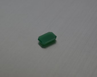 Calcedonia cabujón plano octogonal natural 7 x 11 mm CORTE PERFECTO