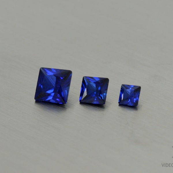 Synthetic Sapphire - Etsy