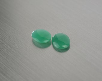 Cabochon ovale in agata naturale 8x10 mm