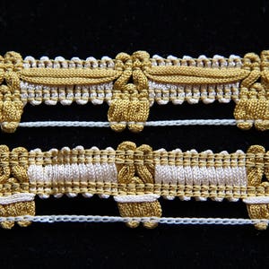 French silky  passementerie  woven trim