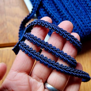 Royal Blue Vintage francese passementerie trim_Decorative abbellimento