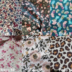 Pochette molletonnée livre de poche/ /liseuse ou livre broché, velours côtelé, coton Oéko-tex. Idée cadeau imagem 13
