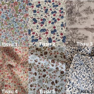Pochette molletonnée livre de poche/ /liseuse ou livre broché, velours côtelé, coton Oéko-tex. Idée cadeau imagem 12