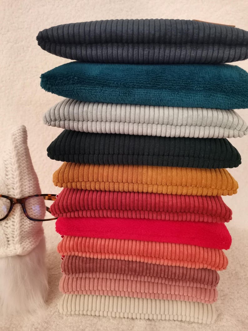 Pochette molletonnée livre de poche/ /liseuse ou livre broché, velours côtelé, coton Oéko-tex. Idée cadeau imagem 5