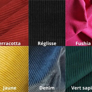 Pochette molletonnée livre de poche/ /liseuse ou livre broché, velours côtelé, coton Oéko-tex. Idée cadeau imagem 8