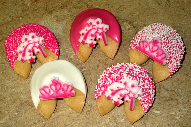 Magic Fantasy Baby Quinceanera Mother Sweet 16, Bat Mitzvah Graduation 100 PRINCESS Fortune Cookies Birthday Diva Get Well