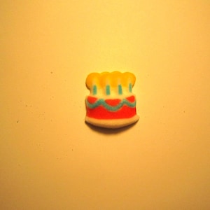 12 Birthday Cake Sugar Decorations, Cupcake Toppers, Cake Topper, Birthday Party, Sugar Decors, Bombs