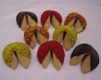 12 CHINESE NEW YEAR of the Goat Fortune Cookies, Ball Drop, New Year's Party, Red, Black, Yellow, Purim, Party Favor, Corporate Party