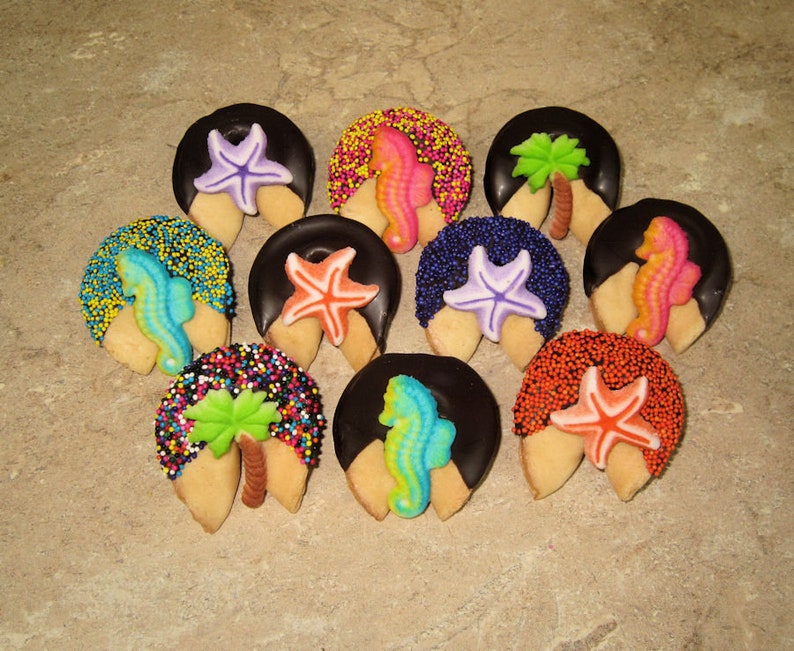 Party Luau Bahamas Birthday Celebration Corporate 100 TROPICAL Fortune Cookies Dolphin Cruise Summer Vacation Sand Beach Hawaii