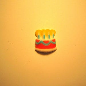 12 Birthday Cake Sugar Decorations, Cupcake Toppers, Cake Topper, Birthday Party, Sugar Decors, Bombs