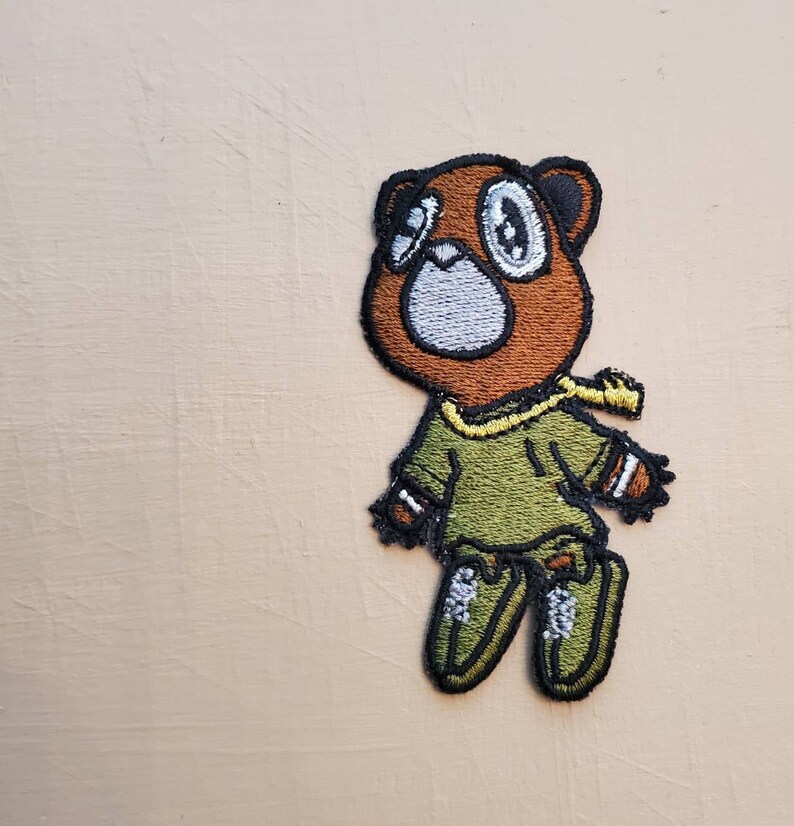 Pack of 4 Yeezy Bear Patches Etsy