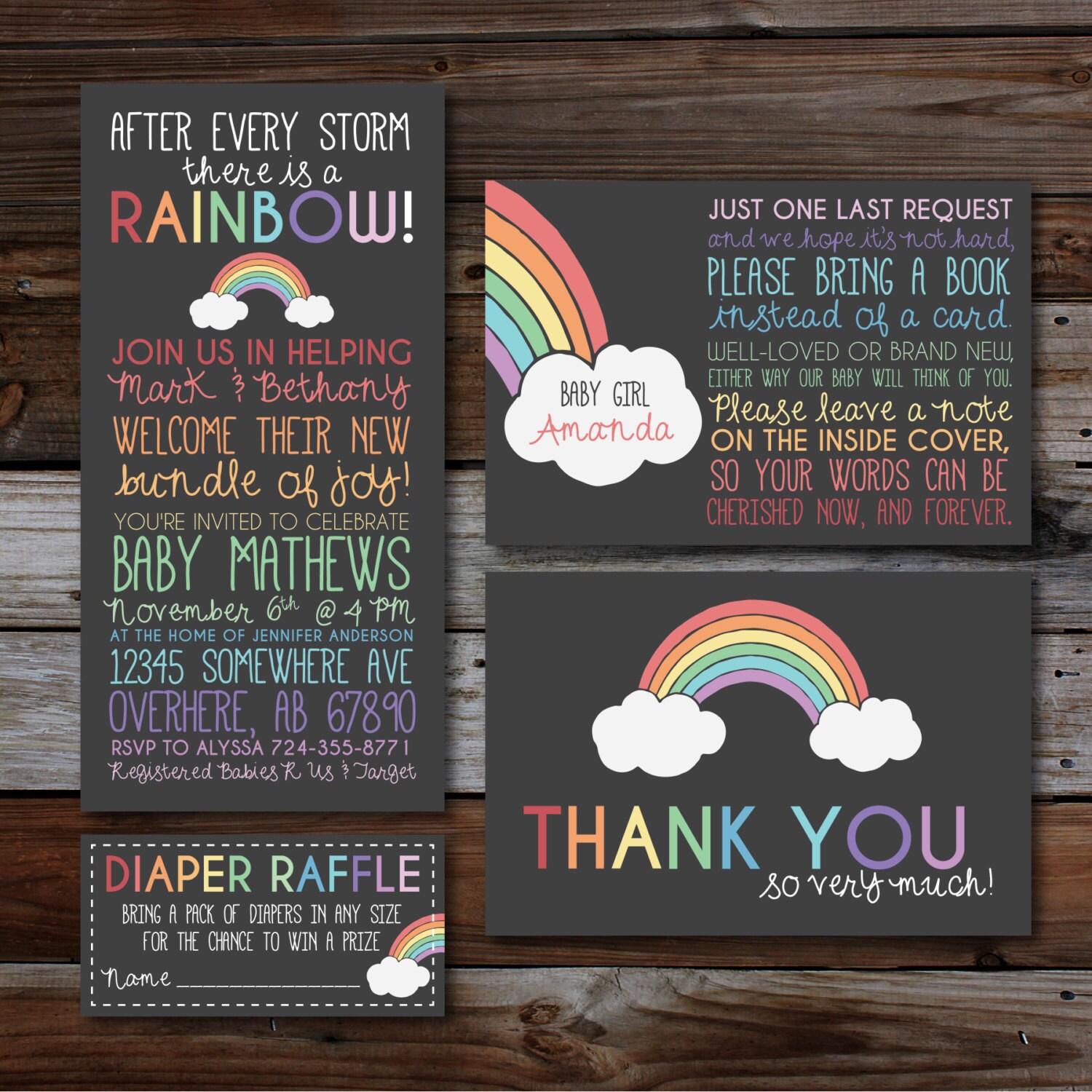 Printable Baby Shower Invitations Pregnant After A Loss Etsy