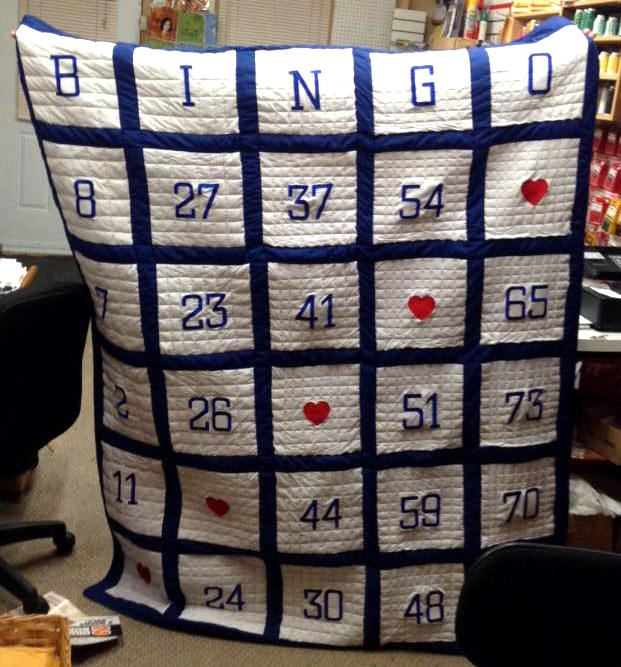 Bingo Card Machine Embroidery Designs to create your own bingo Etsy