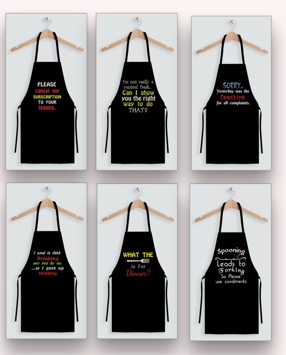 Funny Machine Embroidery Designs Looks Great On Aprons Etsy