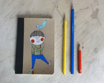 Only balance - Plain Notebook - Sketchbook Journal Hand-Painted and Illustrated Notebook