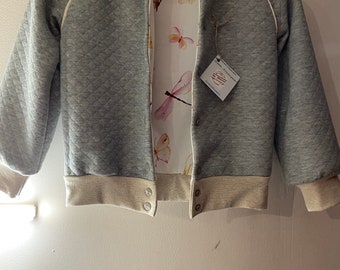 reversible girl's bomber jacket