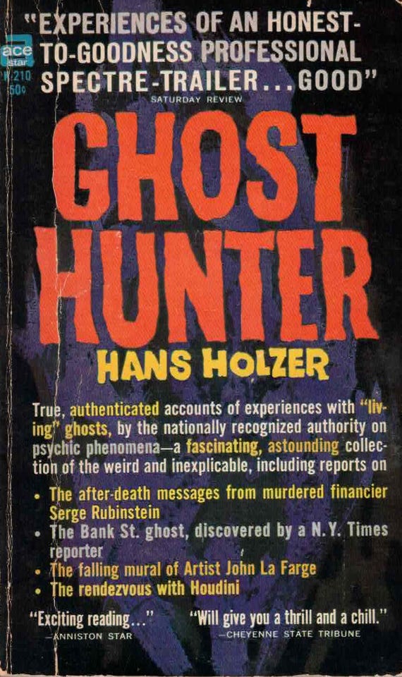 Ghost Hunter by Hans Holzer