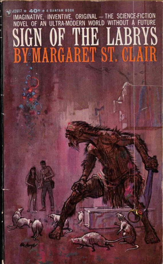 Sign of the Labrys by Margaret St. Clair / Bantam Vintage Scifi