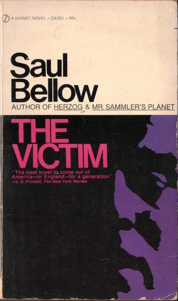 The Victim by Saul Bellow, 1st Paperback Printing